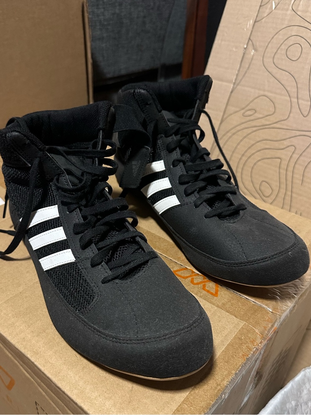 Adidas Men's HVC Wrestling Shoes, Size 10.5, Great condition, worn only once
